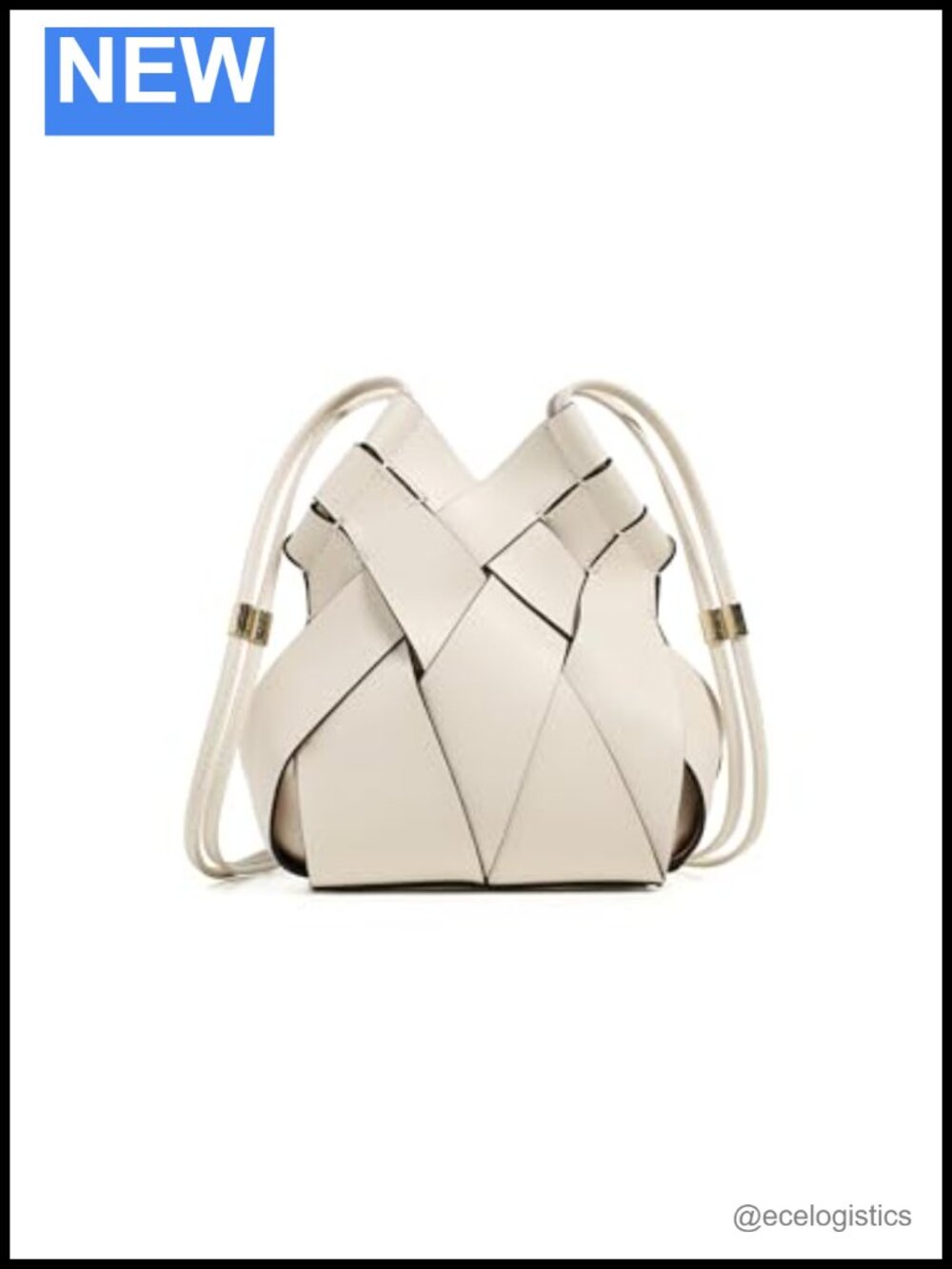 Woven Crossbody Bag with Shoulder Straps